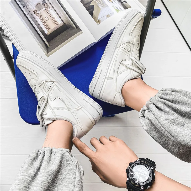 Hong Kong Style Men's Shoes Fashion and Leisure Comfortable and Breathable New Trend Sneakers Men 2021 New Style
Hong Kong Style Men's Shoes Fashion and Leisure Comfortable and Breathable New Trend Sneakers Men 2021 New Style
