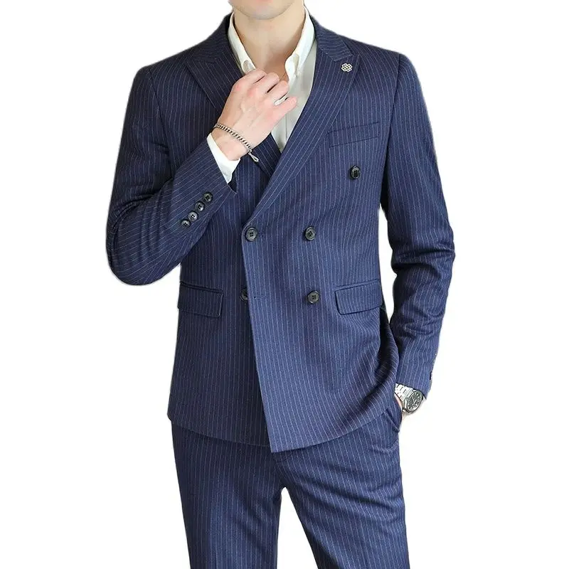 2021 New Design Men's 2 Pieces Double Breasted Regular Slim Fit Suits Blazer+Pants Male Groom Wedding Dress Party Tuxedos Jacket
2021 New Design Men's 2 Pieces Double Breasted Regular Slim Fit Suits Blazer+Pants Male Groom Wedding Dress Party Tuxedos Jacket