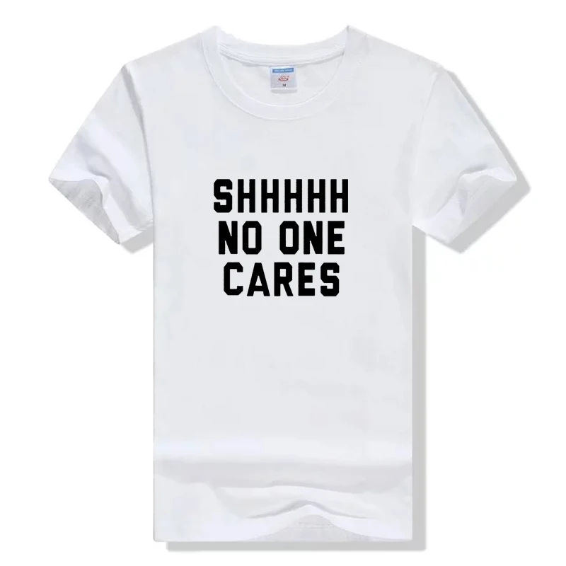 Shhh No One Cares Harajuku Summer Funny Casual T-Shirt Short Sleeve Graphic Christian Tops Trendy Outfits Gift For Friend
Shhh No One Cares Harajuku Summer Funny Casual T-Shirt Short Sleeve Graphic Christian Tops Trendy Outfits Gift For Friend