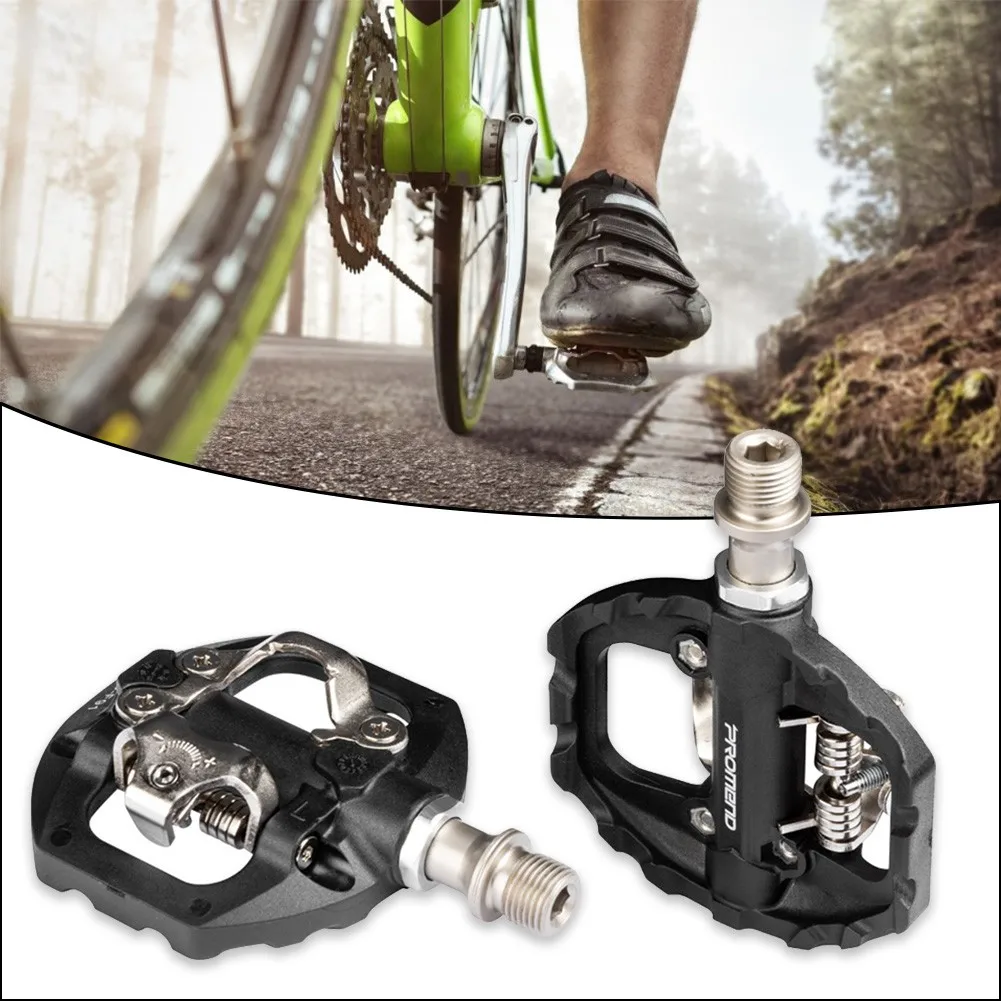 PROMEND 1 Pair 9/16" Pedals MTB Mountain Bike Single Side Flat/SPD Self-Locking Pedals And SPD Pedal Cleats Cycling Parts
PROMEND 1 Pair 9/16" Pedals MTB Mountain Bike Single Side Flat/SPD Self-Locking Pedals And SPD Pedal Cleats Cycling Parts