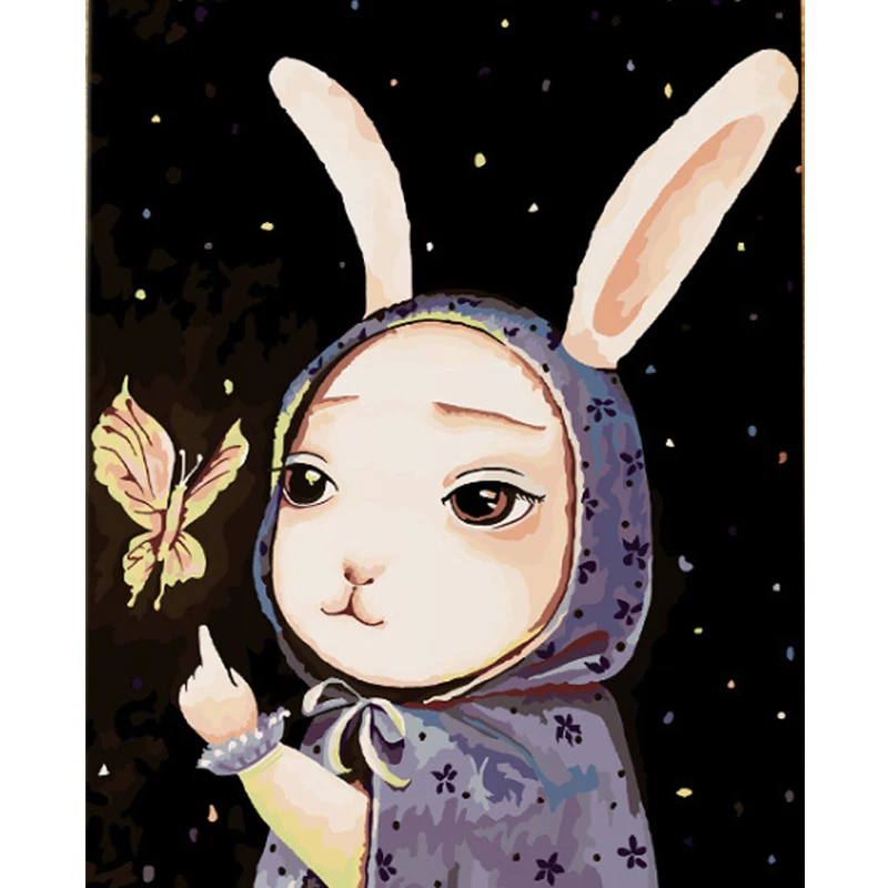 Catoon Rabbit Oil Painted By Number House Living Room Wall Decor Digital Canvas Acrylic Painted For Adults Kids Handpainted Kits 
Catoon Rabbit Oil Painted By Number House Living Room Wall Decor Digital Canvas Acrylic Painted For Adults Kids Handpainted Kits