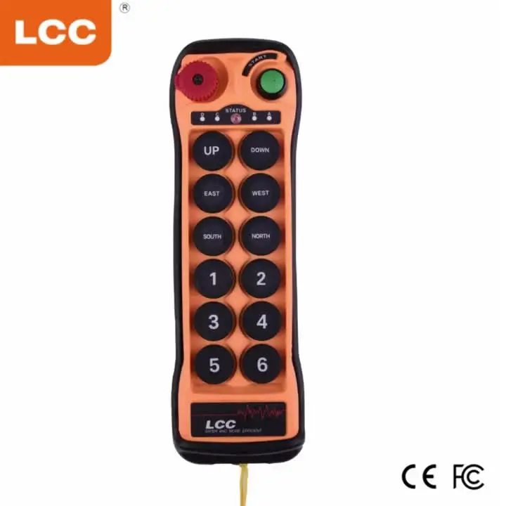 Q1200 crane single speed transmitter and receiver industrial 12 buttons switch wireless remote control
Q1200 crane single speed transmitter and receiver industrial 12 buttons switch wireless remote control