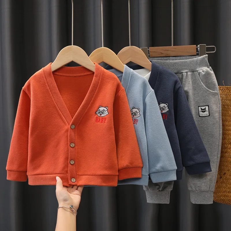 Baby Boy Clothes Autumn Knitted Cardigan Coat + Shirts + Pants 3PCS Infant Outfits Kids Bebes Jogging Suits Tracksuits
Baby Boy Clothes Autumn Knitted Cardigan Coat + Shirts + Pants 3PCS Infant Outfits Kids Bebes Jogging Suits Tracksuits