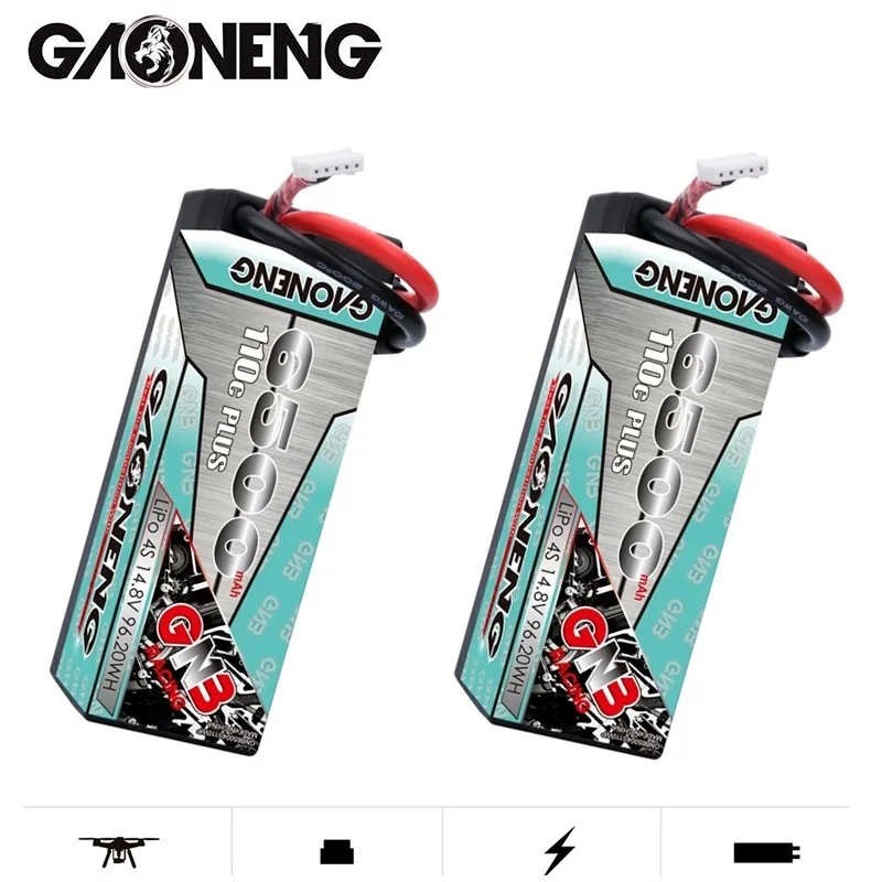 1/2PCS GNB 14.8v 6500mAh 110C PLUS LiPo Battery For remote control Car Racing Spare Parts With Shell Upgrade LiHV 4S Battery
1/2PCS GNB 14.8v 6500mAh 110C PLUS LiPo Battery For remote control Car Racing Spare Parts With Shell Upgrade LiHV 4S Battery