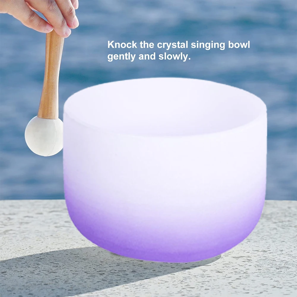 8 Inch Crown Chakra Solar Heart Throat Chakra Purple-Pink Frosted Quartz Crystal Singing Bowl for Sound Healing Release Stress
8 Inch Crown Chakra Solar Heart Throat Chakra Purple-Pink Frosted Quartz Crystal Singing Bowl for Sound Healing Release Stress