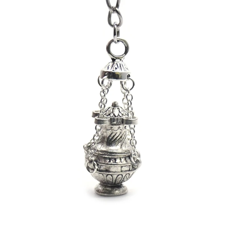 Christian Incense Burner Keychain Religious Key Ring Bag Car Pendant Keyfob Gift
Christian Incense Burner Keychain Religious Key Ring Bag Car Pendant Keyfob Gift