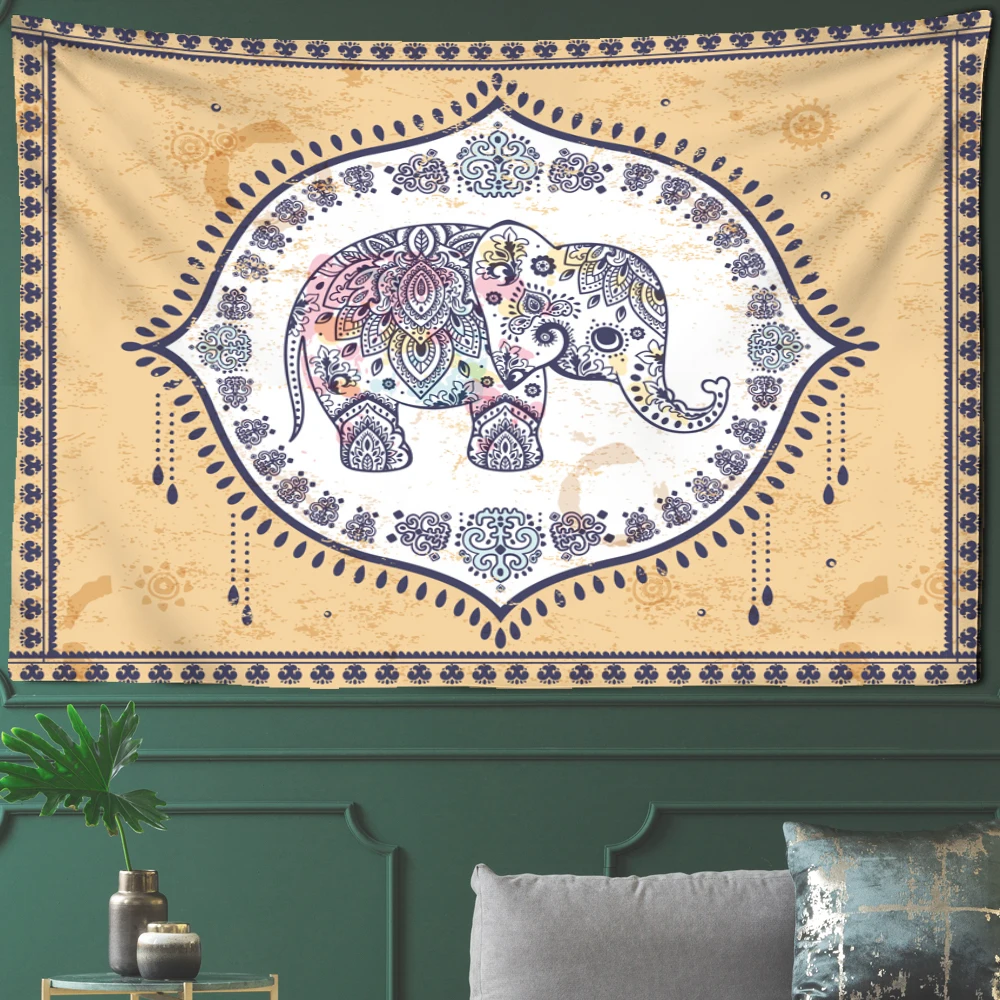 Indian Elephant Decoration Mandala Religious Bohemian Tapestry Animal Wall Cloth BedroomTapestry
Indian Elephant Decoration Mandala Religious Bohemian Tapestry Animal Wall Cloth BedroomTapestry