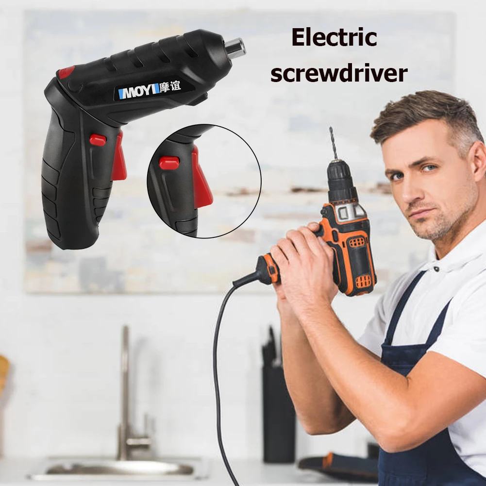3.6V 1800mAh Cordless Mini Electric Screwdriver with Drill Bits Set USB Rechargeable Multifunctional Household Screwdrivers
3.6V 1800mAh Cordless Mini Electric Screwdriver with Drill Bits Set USB Rechargeable Multifunctional Household Screwdrivers