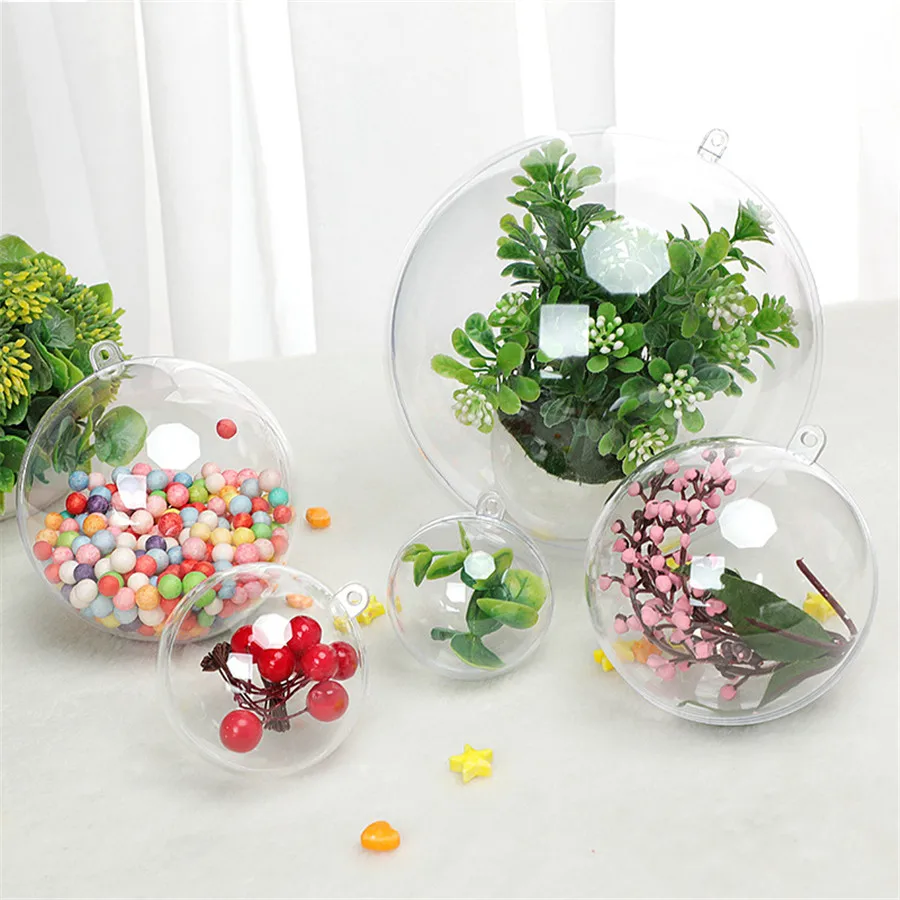 5pcs Round Plastic Ball Christmas Apple Decoration Hanging Ball Hollow Transparent Ball Gift Box High Transparent Halloween Ball
5pcs Round Plastic Ball Christmas Apple Decoration Hanging Ball Hollow Transparent Ball Gift Box High Transparent Halloween Ball