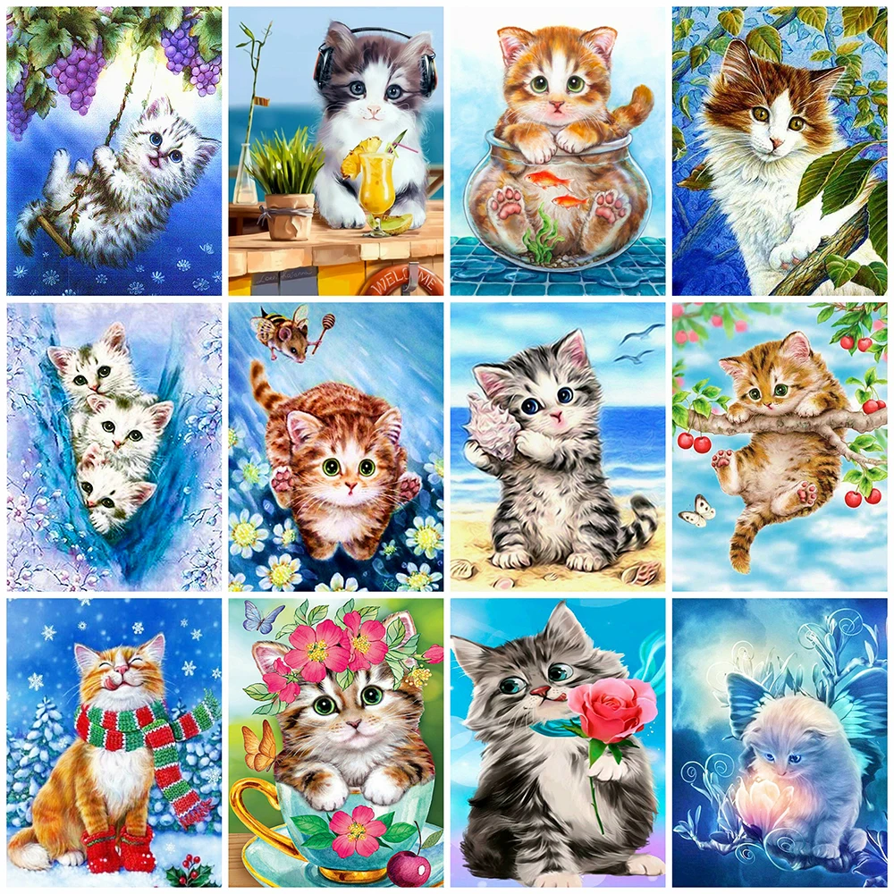 EverShine DIY Алмазная Вышивка Кот Алмазная мозаика для рукоделия животное 5D Новое поступление картины Стразы домашний декор
EverShine DIY Алмазная Вышивка Кот Алмазная мозаика для рукоделия животное 5D Новое поступление картины Стразы домашний декор