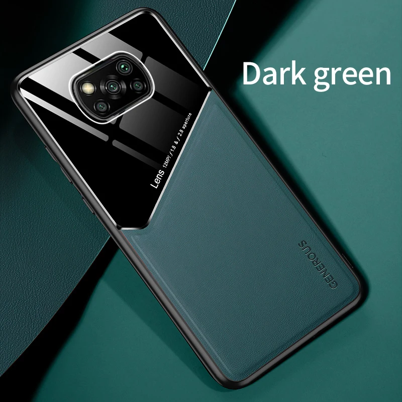 Atittu Phone Case for Xiaomi Poco X3 NFC Case PC Leather TPU Frame Built-in Iron Cover for Xiaomi Poco X3 Pocophone F2 Pro X2
Atittu Phone Case for Xiaomi Poco X3 NFC Case PC Leather TPU Frame Built-in Iron Cover for Xiaomi Poco X3 Pocophone F2 Pro X2