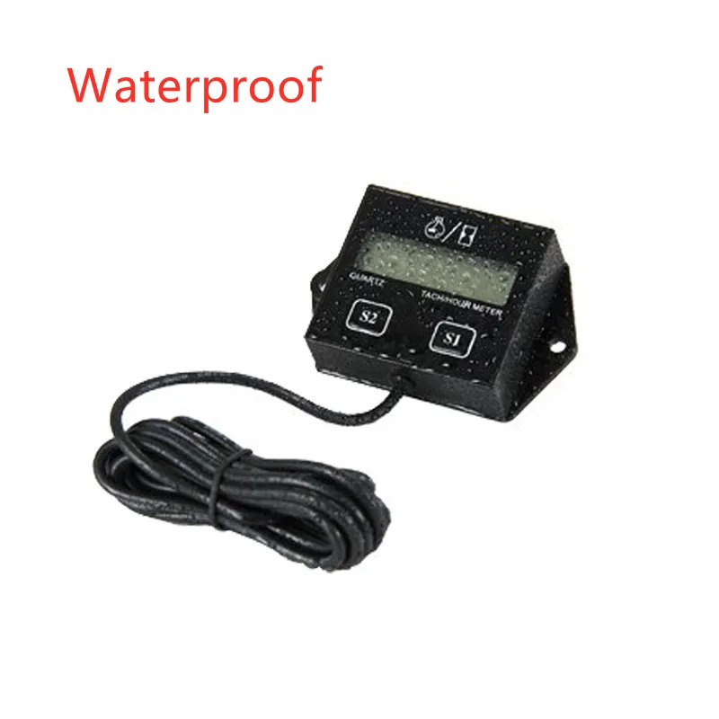 Waterproof Digital Engine Tach Hour Meter Tachometer Gauge Engine RPM LCD Display For Motorcycle Stroke Car Motorbike Boat
Waterproof Digital Engine Tach Hour Meter Tachometer Gauge Engine RPM LCD Display For Motorcycle Stroke Car Motorbike Boat