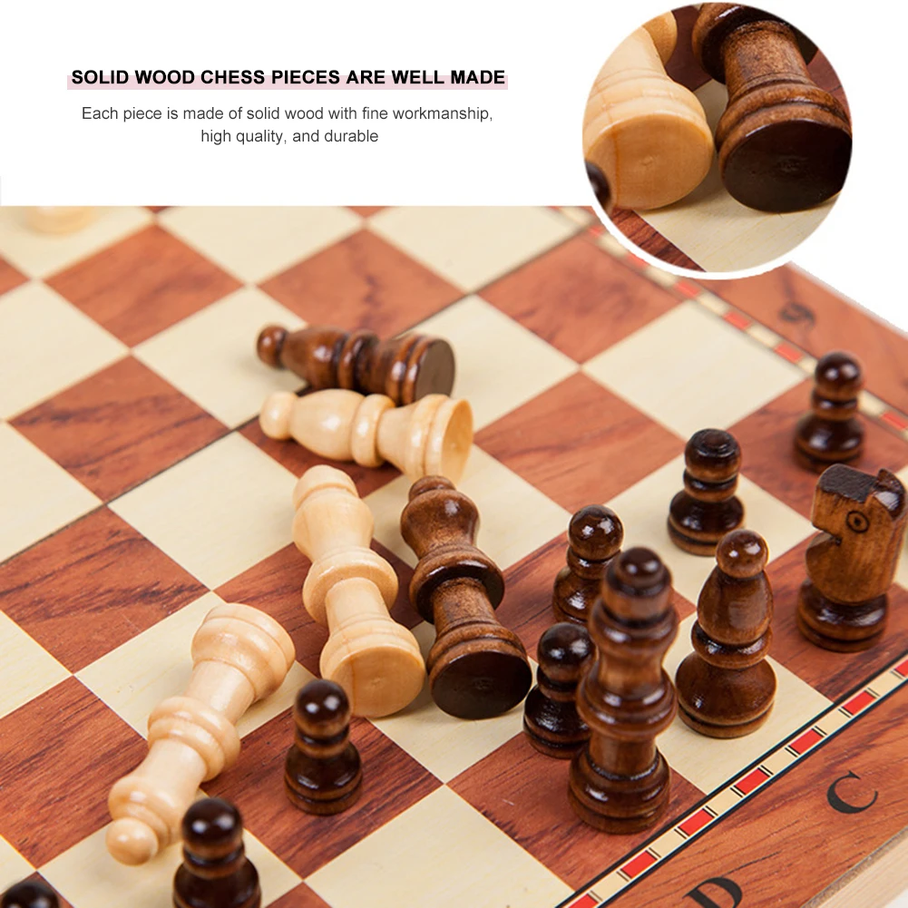 Wood Chess Board Toy Parent-child Interactive Family Party Game Puzzle Toys Puzzle Game Engaged Birthday Gift For Kids Toys
Wood Chess Board Toy Parent-child Interactive Family Party Game Puzzle Toys Puzzle Game Engaged Birthday Gift For Kids Toys