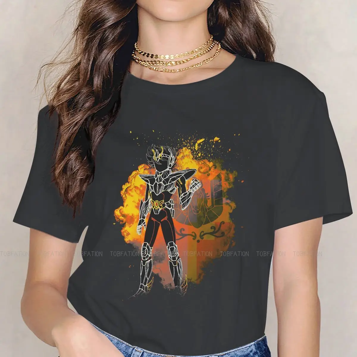Soul of Pegasus Women's TShirt Saint Seiya Knights of the Zodiac Cosmo Anime Girls Basic Tees Female T Shirt 5XL Hipster Gift
Soul of Pegasus Women's TShirt Saint Seiya Knights of the Zodiac Cosmo Anime Girls Basic Tees Female T Shirt 5XL Hipster Gift
