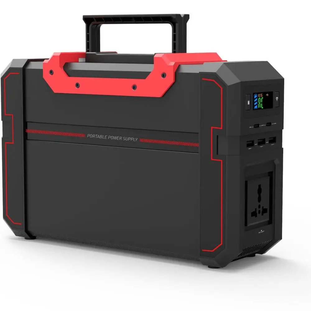 

S710 portable power station, Outdoor station with pure sine wave 500W Solar generator for electrical tool