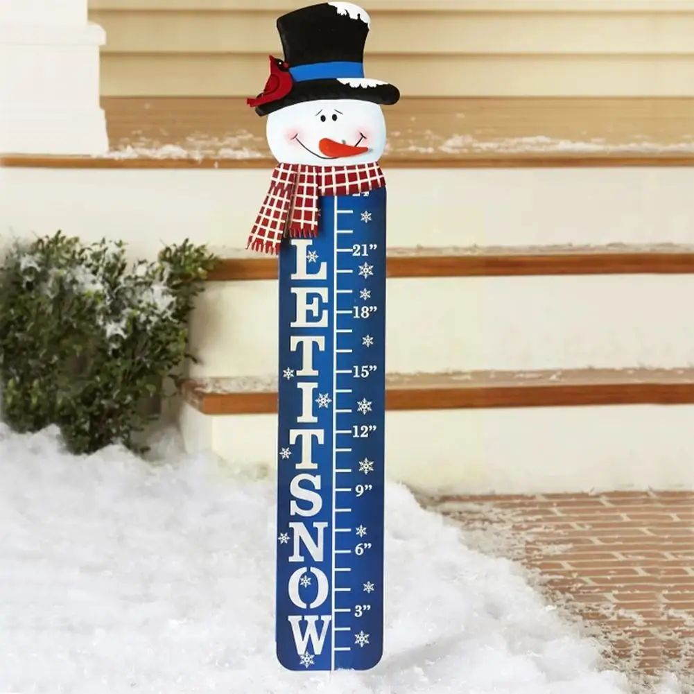New Metal Snowman Gauge Snowflake 40*6cm Thickness Handmade Stakes Garden Christmas Winter Decor Measuring Stick Meter G6i2 
New Metal Snowman Gauge Snowflake 40*6cm Thickness Handmade Stakes Garden Christmas Winter Decor Measuring Stick Meter G6i2