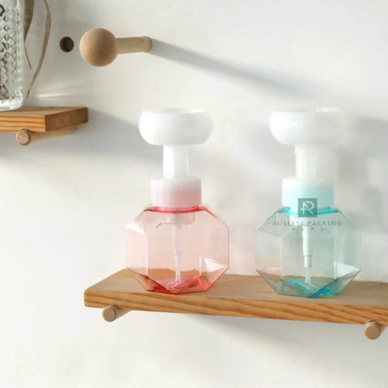 300ml Liquid Soap Dispenser Flower Shape Foam Foaming Pump Empty Bottle Plastic Clear Bottle Shower Gel Foam Pump Bottle
300ml Liquid Soap Dispenser Flower Shape Foam Foaming Pump Empty Bottle Plastic Clear Bottle Shower Gel Foam Pump Bottle