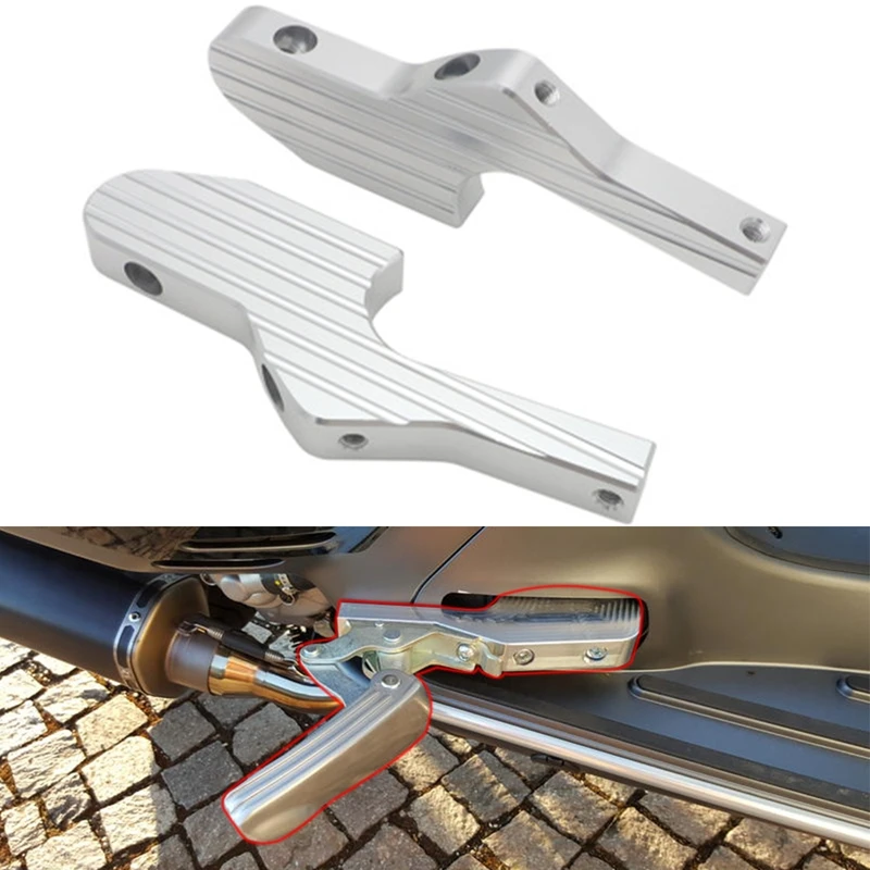 Scooter Foot Rests Passenger Foot Pegs Extensions Extended Footpegs for Vespa GT GTS GTV 60 125 150 200 250 300 300Ie
Scooter Foot Rests Passenger Foot Pegs Extensions Extended Footpegs for Vespa GT GTS GTV 60 125 150 200 250 300 300Ie