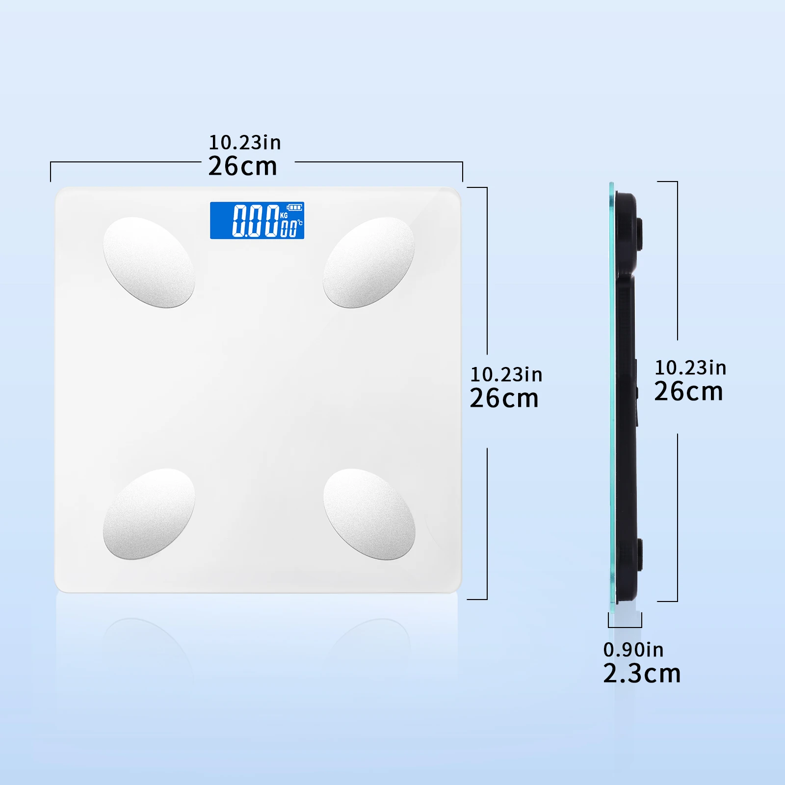 Bathroom Weight Scale Smart Bluetooth Body Fat Scale Electronic Floor Body Scales Balance BMI Body Composition Analyzer
Bathroom Weight Scale Smart Bluetooth Body Fat Scale Electronic Floor Body Scales Balance BMI Body Composition Analyzer