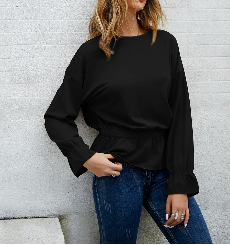Women Long Sleeve Blouses 2019 Fashion Womens Solid Colors Plain Dyed Tops And Blouses Autumn Ladies Elegant Lace Up Blouses
Women Long Sleeve Blouses 2019 Fashion Womens Solid Colors Plain Dyed Tops And Blouses Autumn Ladies Elegant Lace Up Blouses