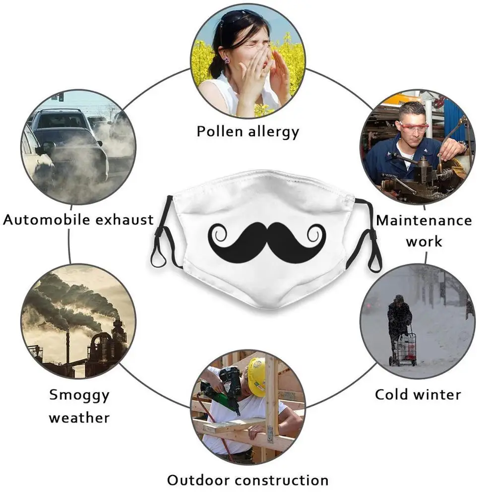 Stylish Mustache Movembre Adult Kids Anti Dust Pm2.5 Filter Diy Mask Stylish Mustache I Mustache You Question Mustache Facial
Stylish Mustache Movembre Adult Kids Anti Dust Pm2.5 Filter Diy Mask Stylish Mustache I Mustache You Question Mustache Facial