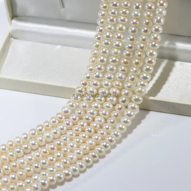 APDGG Real white 8-9mm AA+ button white pearl strands loose beads women lady jewelry DIY
APDGG Real white 8-9mm AA+ button white pearl strands loose beads women lady jewelry DIY