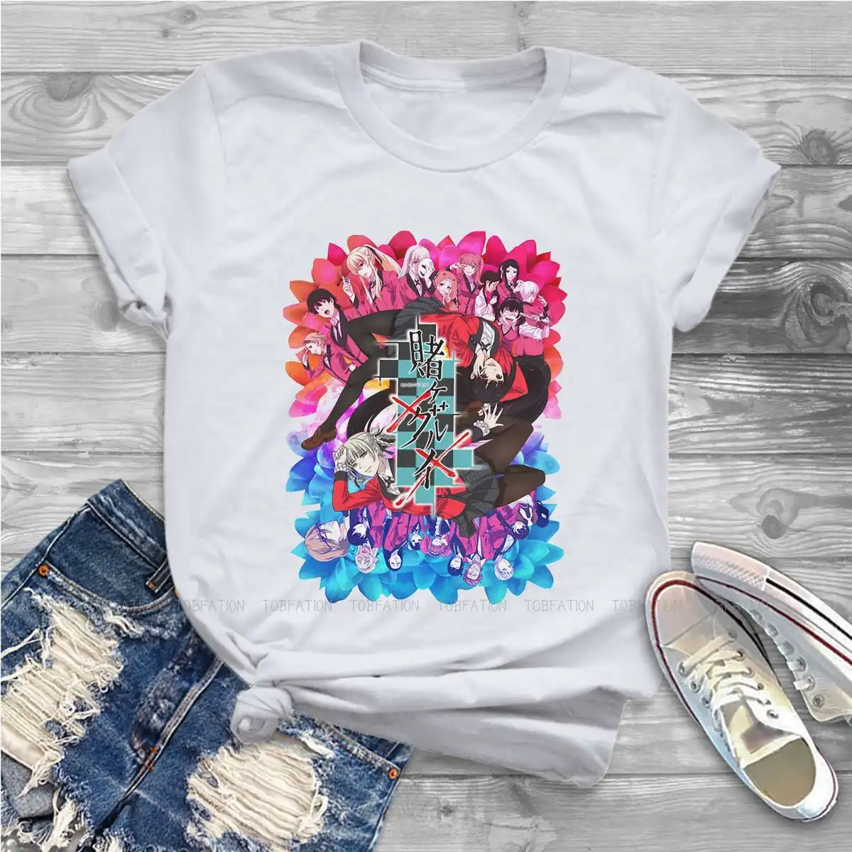 Compulsive Gambler Feminine Clothes Kakegurui Hentai Cosply Manga Oversized T-shirt Kawaii Vintage Female Blusas
Compulsive Gambler Feminine Clothes Kakegurui Hentai Cosply Manga Oversized T-shirt Kawaii Vintage Female Blusas