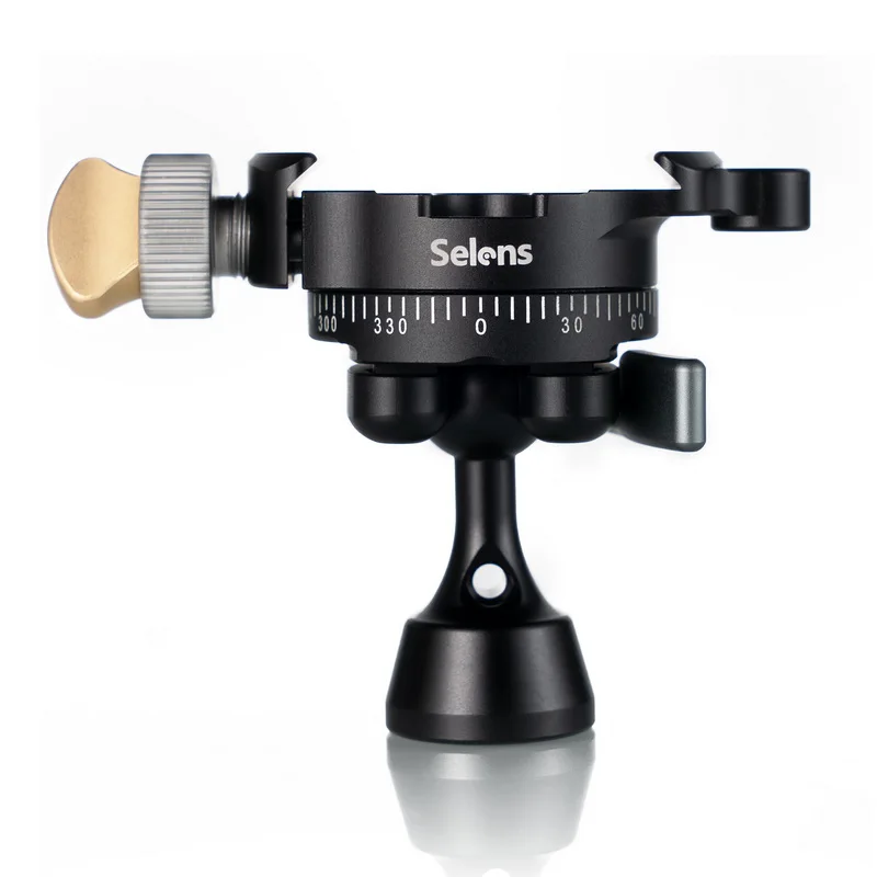 Selens MBP-19 DSLR Camera Tripod Ball Head, Professional 360 Degree Rotatable Panoramic Ballhead with 1/4 inch Quick Shoe Plate
Selens MBP-19 DSLR Camera Tripod Ball Head, Professional 360 Degree Rotatable Panoramic Ballhead with 1/4 inch Quick Shoe Plate
