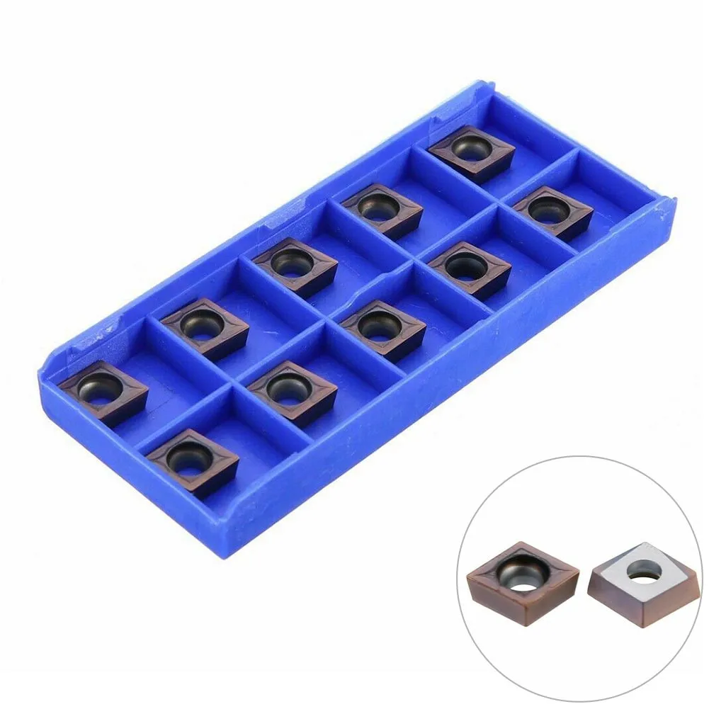 10pcs Carbide Lathe Blade CCMT09T308 BP1125 CCMT32.52 Lathe Blade Indexable Carbide Inserts Turning Tool Accessories
10pcs Carbide Lathe Blade CCMT09T308 BP1125 CCMT32.52 Lathe Blade Indexable Carbide Inserts Turning Tool Accessories
