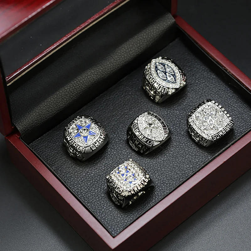 Silver Super Bowl Rugby Championship Ring Set 1971 1977 1992 1993 1995 Rugby Championship Rings Men Ring Birthday Wood Box Gift
Silver Super Bowl Rugby Championship Ring Set 1971 1977 1992 1993 1995 Rugby Championship Rings Men Ring Birthday Wood Box Gift