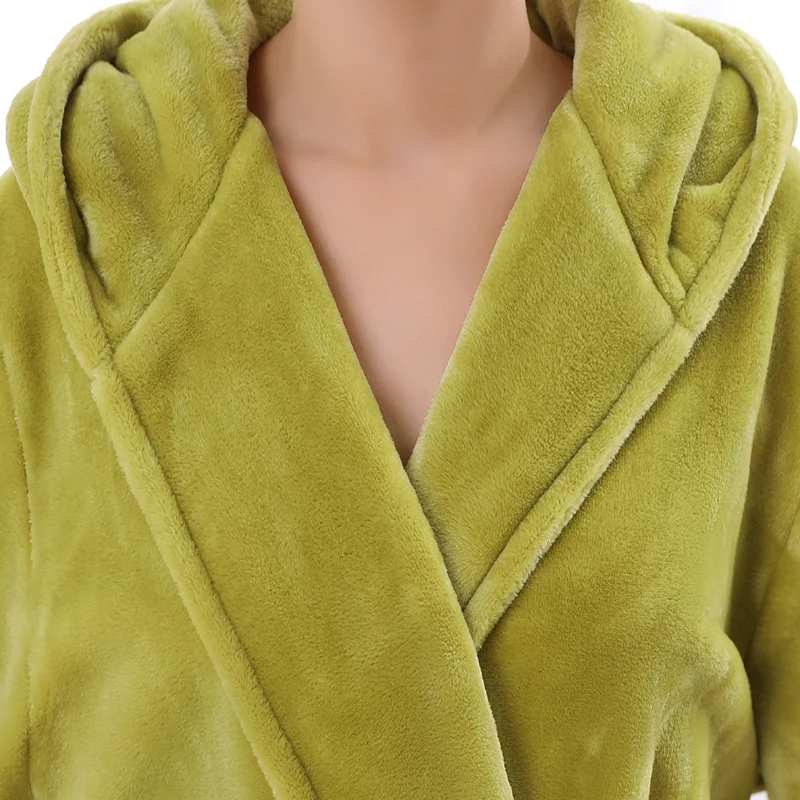 Winter nightgown women's flannel Nachthemd bathrobe hooded bathrobe home service bathrobe thickening warm long Schlafanzug
Winter nightgown women's flannel Nachthemd bathrobe hooded bathrobe home service bathrobe thickening warm long Schlafanzug