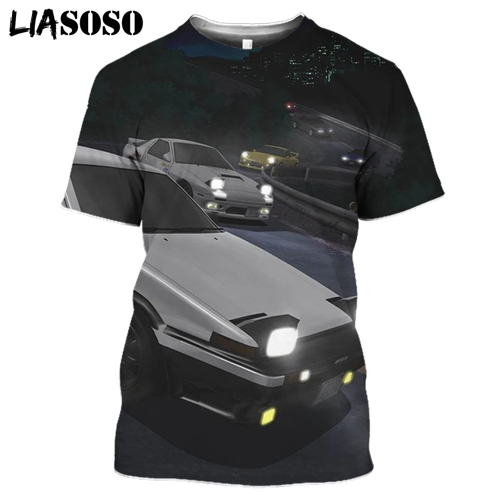 LIASOSO 3D Print Anime Japanese Initial D Shift Drift T Shirt Takumi Fujiwara AE86 GTR Mens Brand Tee Short Sleeve Tops 2021
LIASOSO 3D Print Anime Japanese Initial D Shift Drift T Shirt Takumi Fujiwara AE86 GTR Mens Brand Tee Short Sleeve Tops 2021