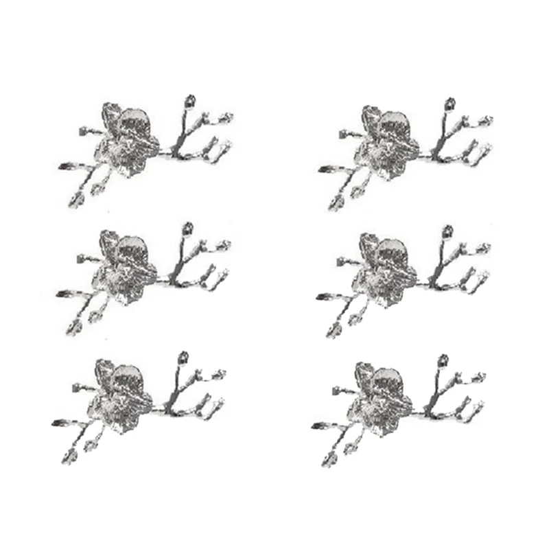 12 Pcs Plum Blossom Branch Design Napkin Holder Napkin Ring Western Towel Ring Hotel Table Decoration Gold & Silver
12 Pcs Plum Blossom Branch Design Napkin Holder Napkin Ring Western Towel Ring Hotel Table Decoration Gold & Silver