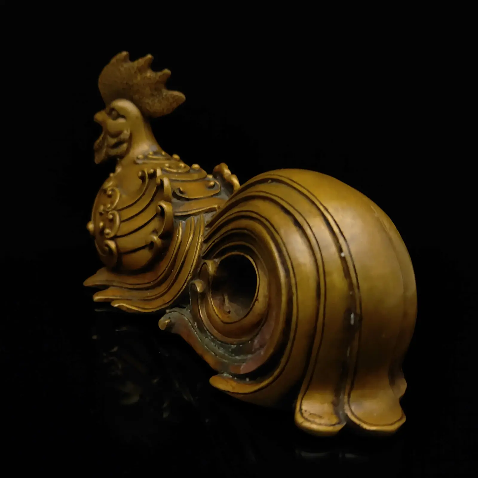 Chinese Handmade Exquisite Brass Cock Mode Statue
Chinese Handmade Exquisite Brass Cock Mode Statue