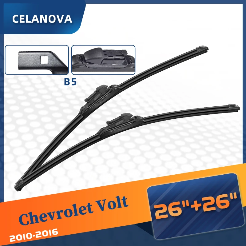 CELANOVA Windshield Wiper Blade For Chevrolet Volt 2010 - 2016 26"+26" Frameless Windscreen Rubber wipers 
CELANOVA Windshield Wiper Blade For Chevrolet Volt 2010 - 2016 26"+26" Frameless Windscreen Rubber wipers