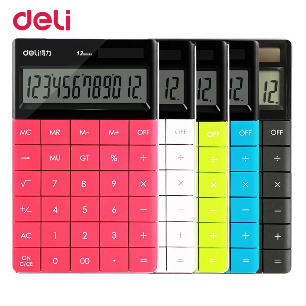 New Product Deli 1589 Calculator Big Key Solar Office Business Colorful Portable Tablet Calculator Business Office Computer
New Product Deli 1589 Calculator Big Key Solar Office Business Colorful Portable Tablet Calculator Business Office Computer