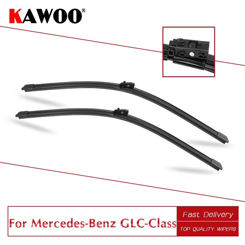 KAWOO For Mercedes-Benz GLC Class X253 24"19" Car Rubber Clean The Windshield Wiper Blades 2016 2017 2018 Fit Merceds Pinch Arm
KAWOO For Mercedes-Benz GLC Class X253 24"19" Car Rubber Clean The Windshield Wiper Blades 2016 2017 2018 Fit Merceds Pinch Arm