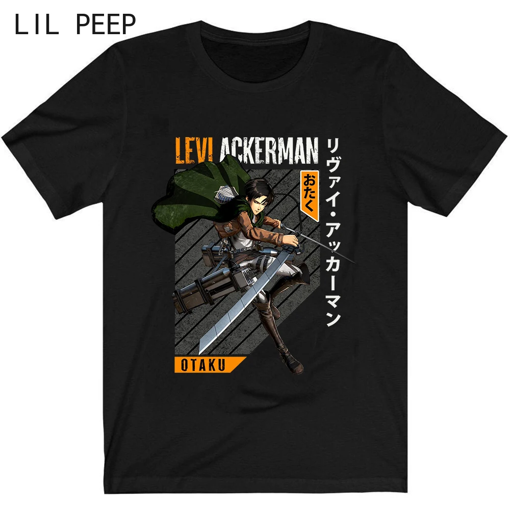 Attack on Titan Tops Print T-Shirt Women Summer Black T Shirt Anime Ackerman Levi Clothes
Attack on Titan Tops Print T-Shirt Women Summer Black T Shirt Anime Ackerman Levi Clothes
