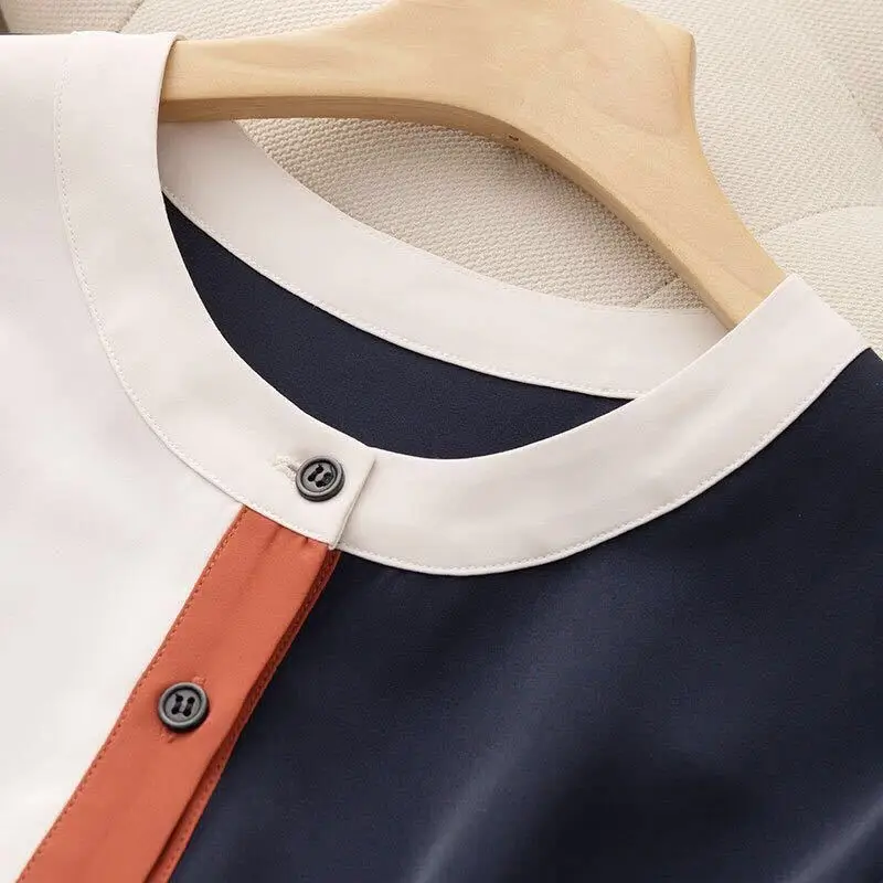 Shirt women 2021 spring summer autumn wear round neck casual fashion western style shirt chiffon
Shirt women 2021 spring summer autumn wear round neck casual fashion western style shirt chiffon