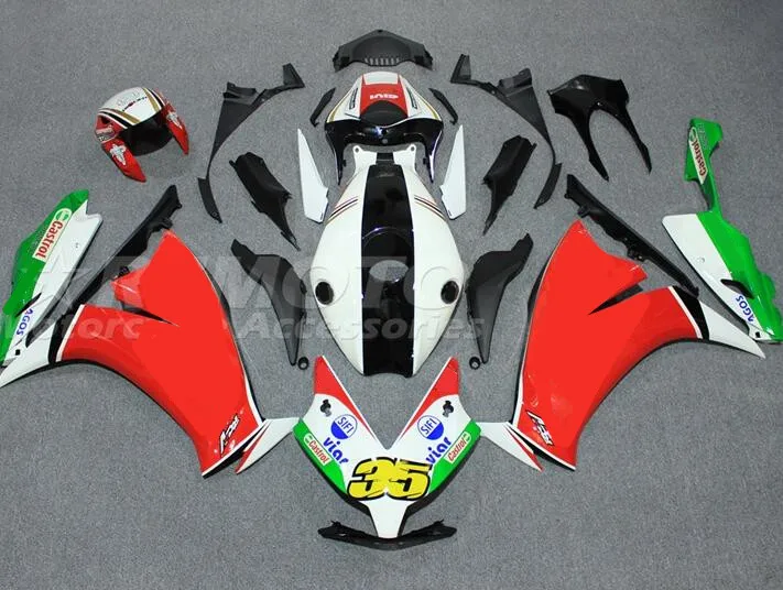 Комплект обтекателей из АБС-пластика для HONDA CBR1000RR 2012 2013 2014 2015 2016 12 13 14 15 16 
Комплект обтекателей из АБС-пластика для HONDA CBR1000RR 2012 2013 2014 2015 2016 12 13 14 15 16