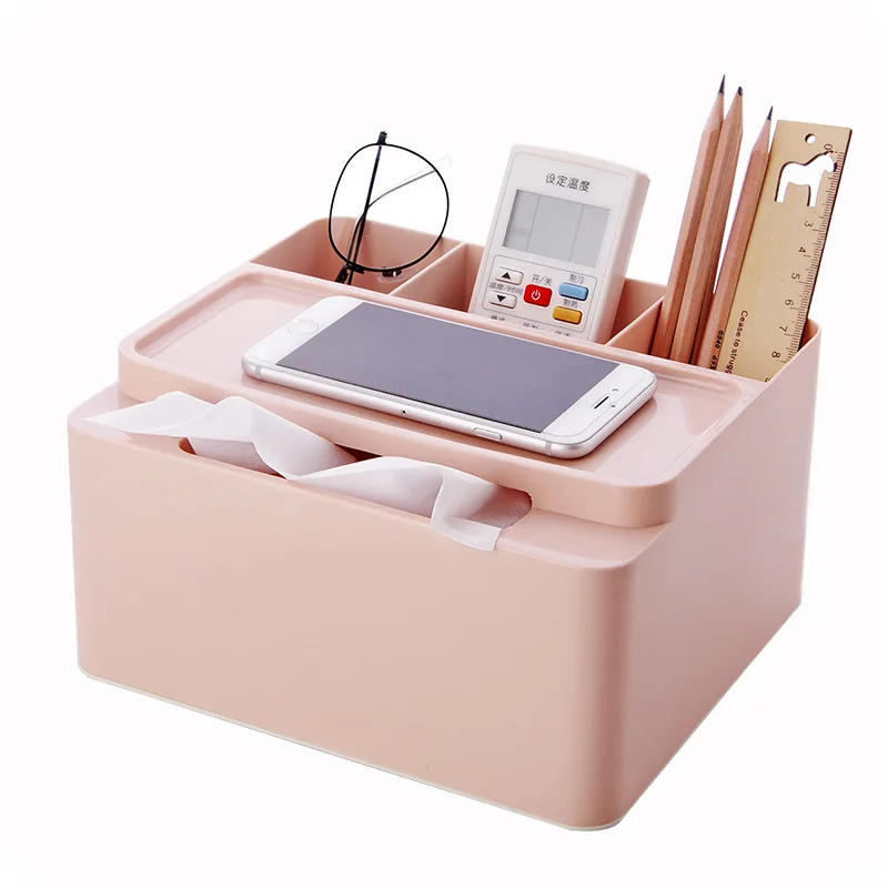 Multifunctional tissue box creative living room paper box desktop napkin box remote control storage box
Multifunctional tissue box creative living room paper box desktop napkin box remote control storage box