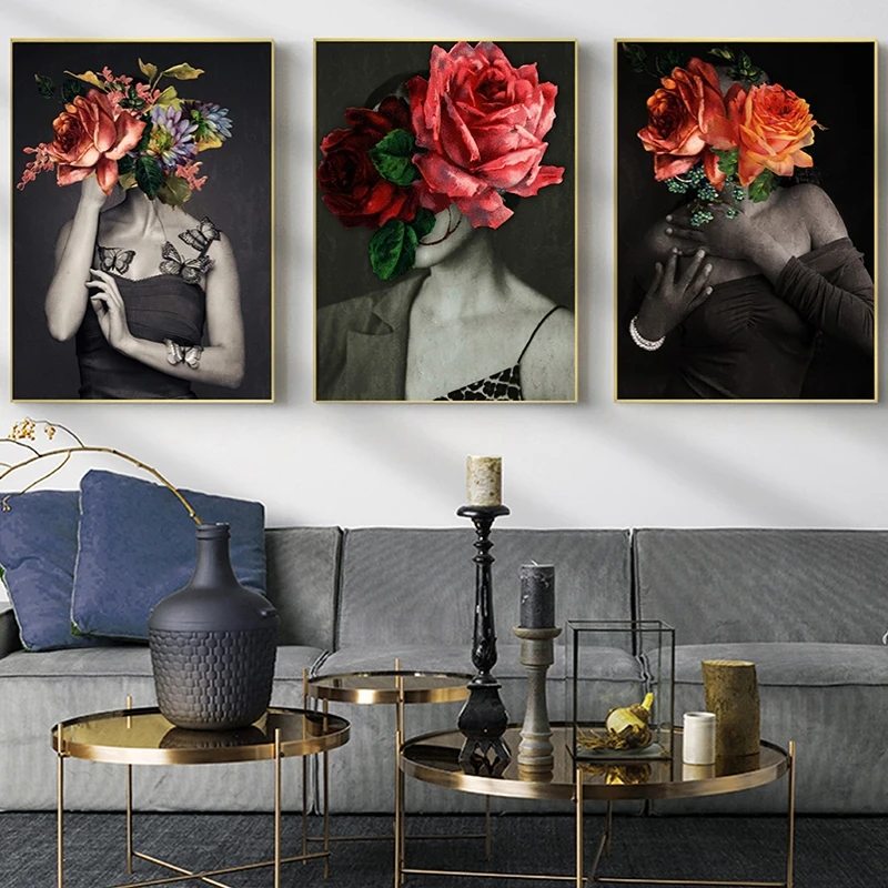 Flowers Feathers Woman Abstract Canvas Painting Wall Art Print Poster Picture Decorative Painting Living Room Home Decoration
Flowers Feathers Woman Abstract Canvas Painting Wall Art Print Poster Picture Decorative Painting Living Room Home Decoration