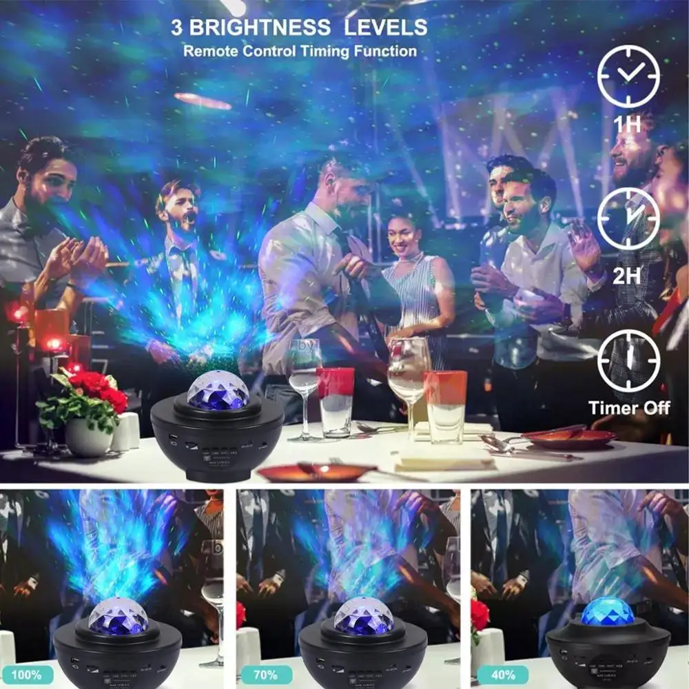 Colorful Starry Sky Galaxy Projector Light Bluetooth USB Voice Control Music Player LED Night Light Projection Lamp Gift
Colorful Starry Sky Galaxy Projector Light Bluetooth USB Voice Control Music Player LED Night Light Projection Lamp Gift
