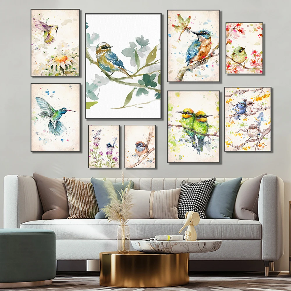 Watercolor painting animal bird hummingbird Wall Art Canvas Poster Print Picture Home Living Room Decoration Painting
Watercolor painting animal bird hummingbird Wall Art Canvas Poster Print Picture Home Living Room Decoration Painting