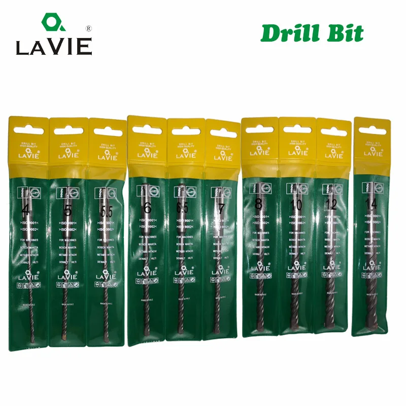 10pcs Electric Hammer SDS Plus Drill Bit Set 160mm for Concrete Wall Brick Block Masonry Hole Saw Drilling Bits 4mm 5mm 6mm 018 
10pcs Electric Hammer SDS Plus Drill Bit Set 160mm for Concrete Wall Brick Block Masonry Hole Saw Drilling Bits 4mm 5mm 6mm 018