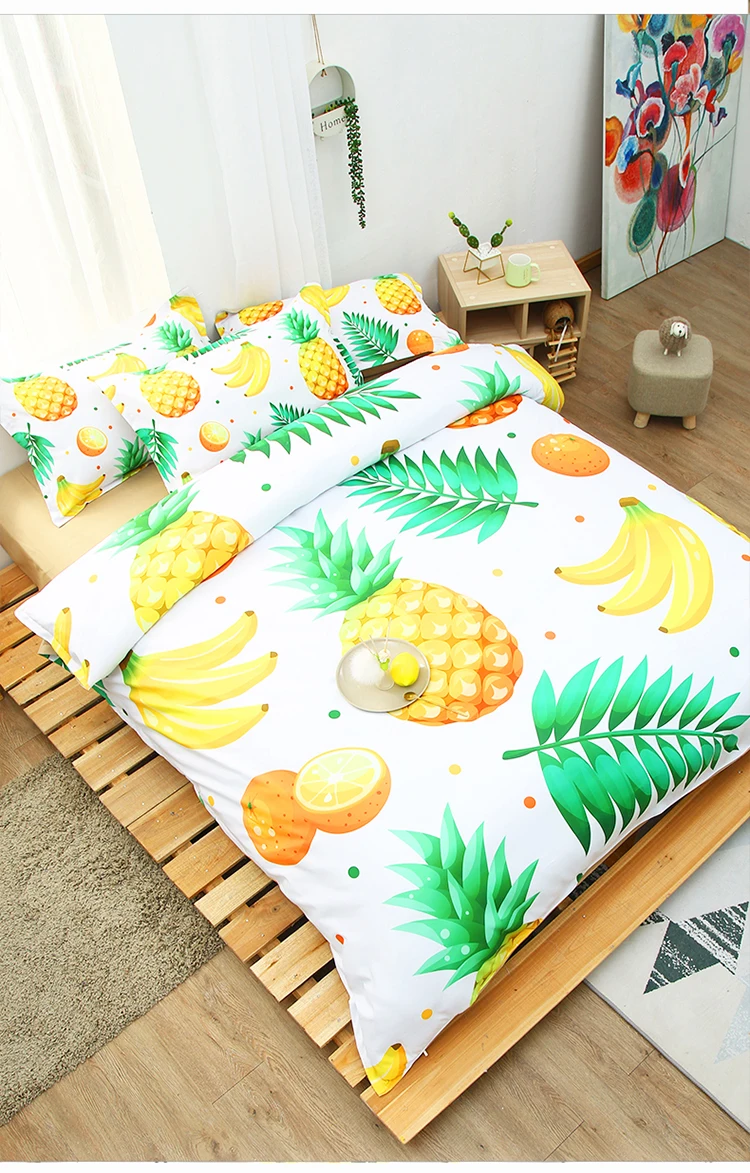 LLANCL Bedding Set cartoon 3D Fruit Quilt cover Duvet Cover Pillowcase Single/Double/King/Superking
LLANCL Bedding Set cartoon 3D Fruit Quilt cover Duvet Cover Pillowcase Single/Double/King/Superking