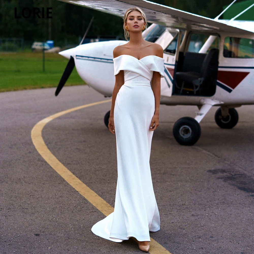 Mermaid Wedding Dresses 2021 Soft Satin Bridal Gowns Off The Shoulder Princess Wedding Party Dress With Detachable Skirt
Mermaid Wedding Dresses 2021 Soft Satin Bridal Gowns Off The Shoulder Princess Wedding Party Dress With Detachable Skirt