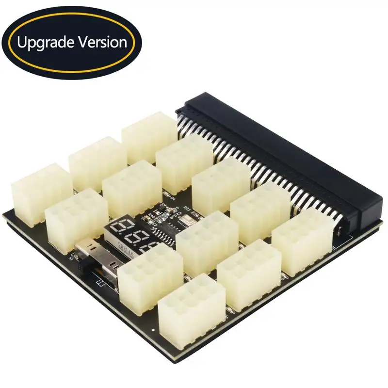 Совершенно новый адаптер питания ATX 13x 6/8Pin 1200 Вт плата 12 В карта преобразователя