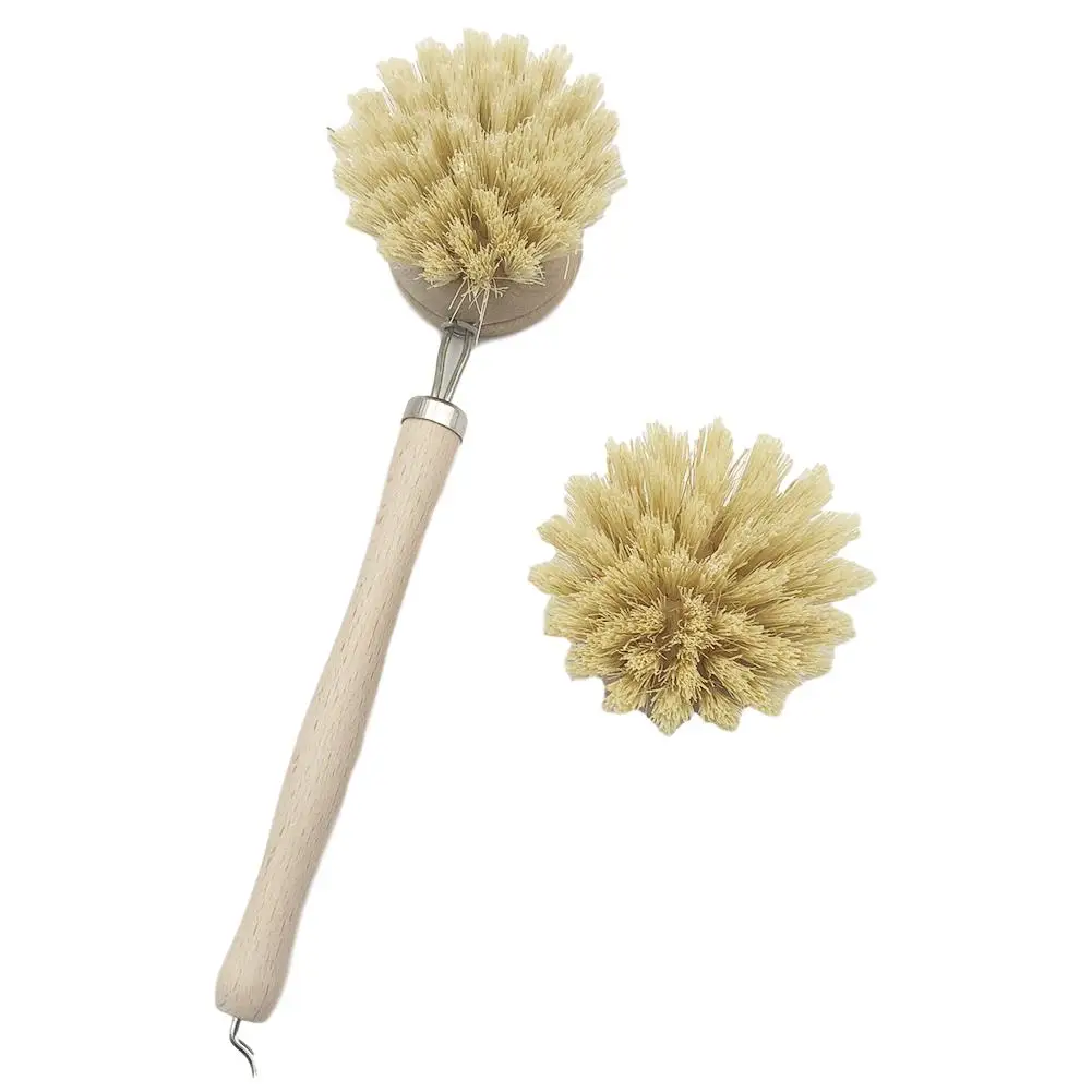 Bamboo Dish Brush With Wooden Handle Long Handle Dish Scrubber for Kitchen Dishes Pot Pans Cleaning Brush
Bamboo Dish Brush With Wooden Handle Long Handle Dish Scrubber for Kitchen Dishes Pot Pans Cleaning Brush