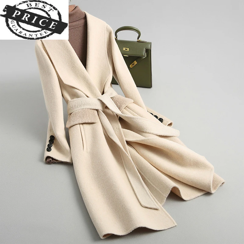 Women Coats Autumn Winter Long Wool Coat Female Woolen Jackets Office Ladies Elegant Clothes Spring Abrigos Mujer LWL1221
Women Coats Autumn Winter Long Wool Coat Female Woolen Jackets Office Ladies Elegant Clothes Spring Abrigos Mujer LWL1221